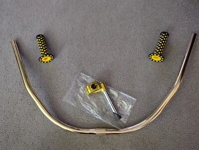 MANILLAR GOLD MOON BEACHCRUSER (25,5 MM) 15" PULLBACK, ALEACIÓN CUELLO DE CISNE Y EMPUÑADURAS Foto 1 de 4