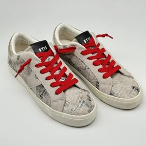 Steve Madden Philosophy Phil02S1 Women's Gray/White/Red Sneaker Shoes Size 7 - Picture 1 of 6