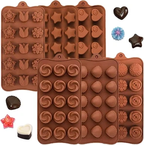 Chocolate Moulds, Silicone Molds, Candy Molds, Silicone Chocolate Molds Trays, F - Picture 1 of 12