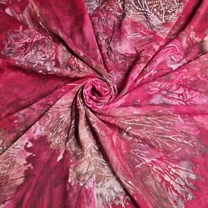 Crinckled Chiffon Fabric Abstract Printed 55" Wide