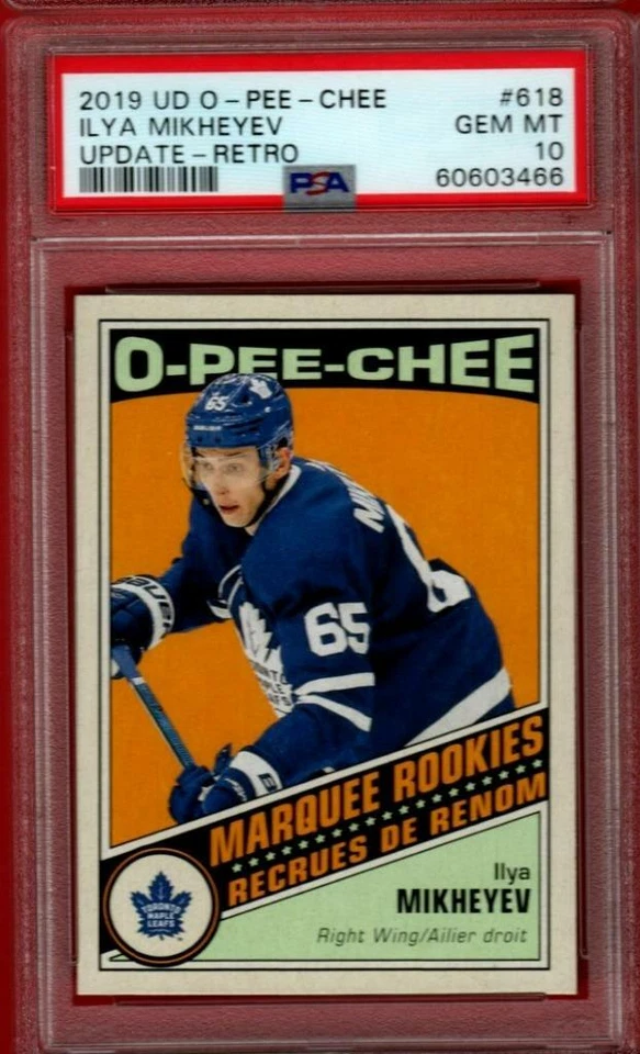 2019-20 O-PEE-CHEE ILYA MIKHEYEV OPC UPDATE RETRO ROOKIE RARE PSA 10 RC UD GC - Image 1 of 1