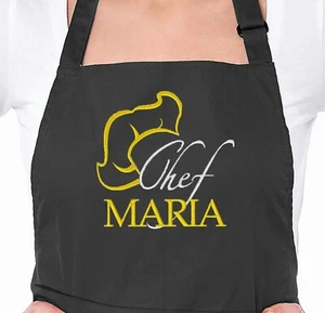 Delantal personalizado bordado de chef y - Imagen 1 de 7