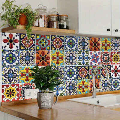22 pegatinas de cocina de 4x4 pulgadas para decoración del hogar hágalo usted mismo impermeables y autoadhesivas Foto 1 de 4