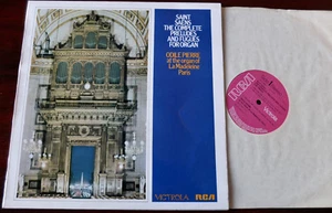 RCA LVL1 5024 SAINT-SAENS PRELUDES & FUGUES ORGAN LP PIERRE EX++ (1972) ENGLAND - Picture 1 of 2