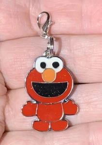 Silber glitzernde Elmo aus der Sesamstraße Reißverschluss & Schlüsselanhänger Zusatzclip!! - Bild 1 von 6