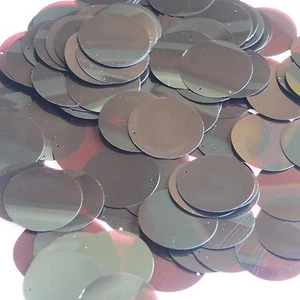 30mm Sequins Tortoise Cocoa Brown Transparent See-Thru. Made in USA - Picture 1 of 2
