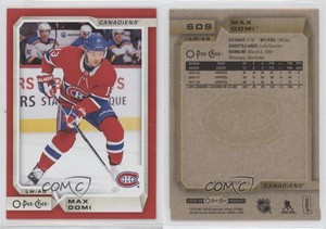 2018-19 Upper Deck O-Pee-Chee Update Red Max Domi #609