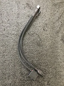 4pin Molex to 3 x 3pin Fan Y Splitter 20cm 12v Black Sleeved Power Adapter Cable - Picture 1 of 4