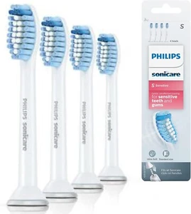 Philips Sonicare S Sensitive,Standard-Schallzahnbürstenköpfe HX6054/07 4er-Pack - Bild 1 von 1