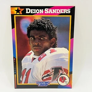 1992 Kenner Starting Lineup Cards Deion Sanders - Picture 1 of 2