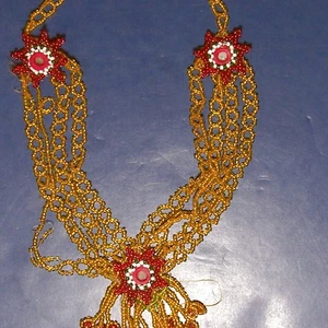 BellyDance ATS Costume NECKLACE Kuchi Tribe 803f6 - Picture 1 of 4