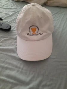 Ahead President’s Cup Golf Hat White Gold Kate Lord special ed. - Picture 1 of 4