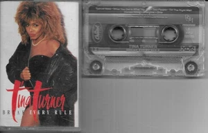 TINA TURNER Cassette Tape BREAK EVERY RULE 1986 Rock Pop Rare - Picture 1 of 1