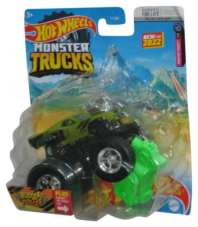 Hot Wheels Monster Camion Ritorto Tredz 6/7 (2022) Rodger Giocattolo 63/7 - Immagine 1 di 1