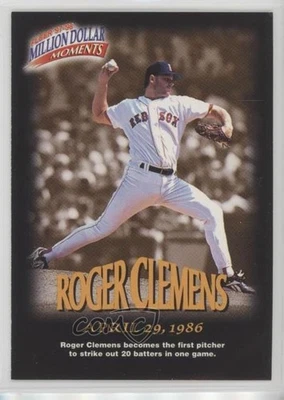 1997-98 Fleer Million Dollar Moments Roger Clemens #12 - Image 1 of 2