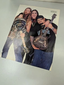 Foto revista vintage años 2000 ozzy Osborne sistema de plumón - Imagen 1 de 5