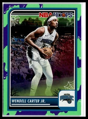 Wendell Carter Jr. 2023-24 Hoops Haunted Hoops Slime #174 Orlando Magic - Image 1 of 2