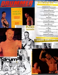 DRUMMER 147 MR LEATHER EUROPE CHRISTIAN DREESEN GLENN MARSH ROB AMSTERDAM HAIRY - Picture 1 of 1