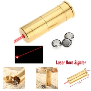 Rifle Sgun Bore Sighter Cartridge Brass Red Laser 12 Gauge Boresighter Hunters - Picture 1 of 13
