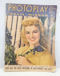 Photoplay Movie Mirror May 1942 Magazine Betty Grable Hollywood Beefcake Hepburn - Picture 1 of 9