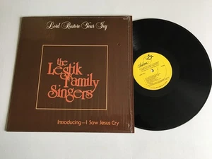 The Lestik Family Singers Lord Restore Joy LP Record Religious Faith Shalom - Picture 1 of 4