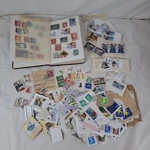 Stamps Mixed Lot 1940’s Onwards Unsorted Bundle Job Lot Used & Unused - Picture 1 of 22