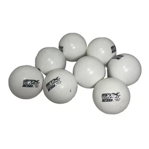 Lot 8 NFHS Compliant Stx Field Hockey White Balls EUC Game Practice Visibility - Picture 1 of 5