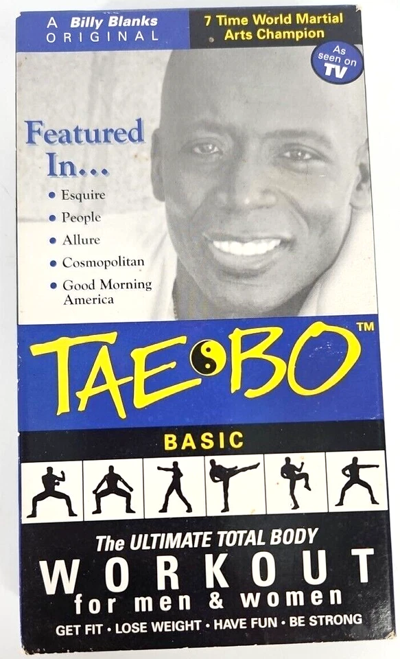 TAE BO Basic VHS Tape Billy Blanks Ultimate Total Body ***Buy 2 Get 3 Free*** - Image 1 of 1