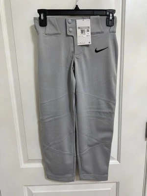 Nike Baseball Pants Kids Size XSmall XS Light Gray Style BQ6440-052 NEW - Image 1 of 4