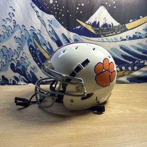 “not” Clemson Tigers Game Worn Used Football Helmet - Picture 1 of 9