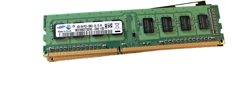 Samsung M378B5773CH0-CH9 2GB 1Rx8 PC3-10600U-09-10-A0 Ram Memory Module - Image 1 of 1