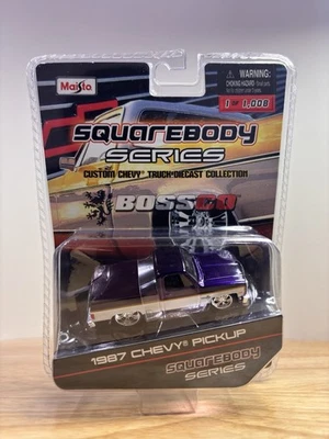 1987 Chevy Pickup Maisto Squarebody Series Limited 1 of 1,008 Purple/ White - Image 1 of 4