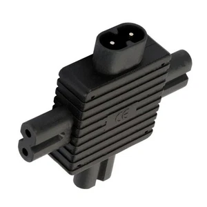 Connecteur adaptateur répartiteur IEC C8 mâle vers 3X femelle C7 - Photo 1/1