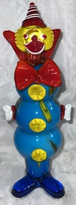 Vintage Murano Venetian Art Glass Clown 14" Figurine Hand Blown Italian Decor - Picture 1 of 12