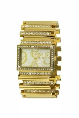 Reloj pulsera Jet Set of Sweden Beverly Hills para mujer cristal oro J57728-712 Foto 1 de 4