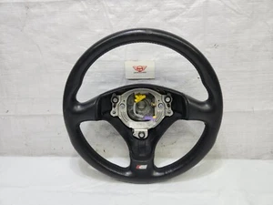 Audi S4 B6 2004 2005 3 radios cuero volante deportivo negro OEM - Imagen 1 de 6