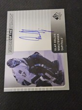 2001-02 UPPER DECK SP AUTHENTIC JOHN LECLAIR SIGN OF THE TIMES AUTO #JL