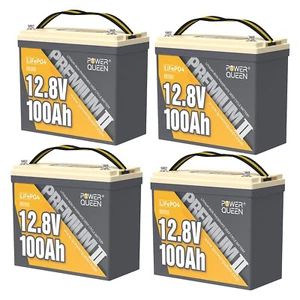 12V 100Ah Mini LiFePO4 Batterie Kleiner & Leichter Lithium Batterie mit 100A BMS - Afbeelding 1 van 16