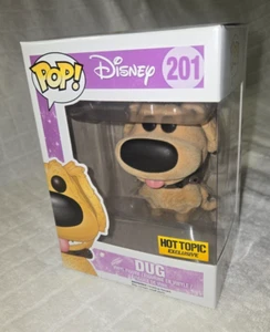 Funko Pop DUG Flocked 201 Disney Pixar UP Movie Hot Topic Exclusive Vinyl Figure - Picture 1 of 9