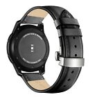 22mm/20mm Leather Strap For Samsung Galaxy Watch 5/pro/4 Active 2/3/42/46mm Band