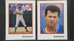 1990 Publication's International Mini Sticker Baseball A-G * Pick Your Player *