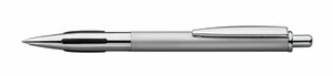 Rotring Athens Ballpoint Pen Silver  Black Medium Pt New  - Picture 1 of 3