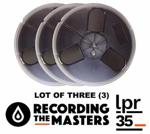 LOT OF(3) LPR35 RTM PYRAL RMG RMGI TAPE REEL TO REEL 1/4" x 1800' 7" PLASTIC NEW - Picture 1 of 4