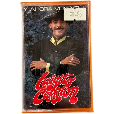 LUISITO CARRION Y Ahora Voy Yo Cassette Tape, 1992 New Sealed Rare Salsa Music - Image 1 of 4
