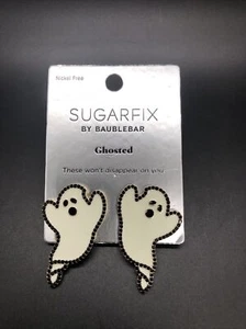 Sugarfix by Baublebar Ghosted Earrings Halloween Glow in The Dark Enamel Crystal - Picture 1 of 5