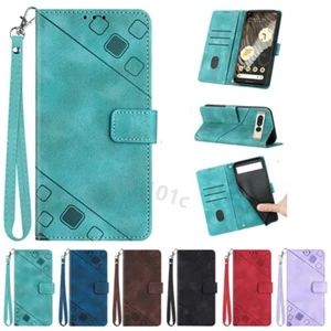 For Google Pixel 9 Pro 7A 8 6 Case Wallet Magnetic Flip Crad Leather Phone Cover - Picture 1 of 38