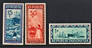 Neuf avec charnière décollée 3 timbres " IMPRESSION DE VIENNE - REPUBLIQUE...