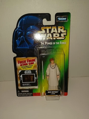 STAR WARS POWER OF THE FORCE MON MOTHMA 1998 FREEZE FRAME Cover