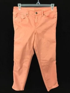 Calvin Klein jeans Size 14W skinny ankle 4 pockets 27" inseam stretch orange - Picture 1 of 7