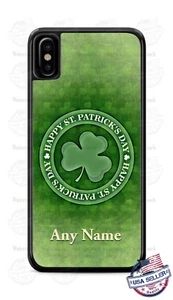  Happy St Patrick's Day Custom with Name Phone Case Cover For iPhone Samsung etc - Picture 1 of 6